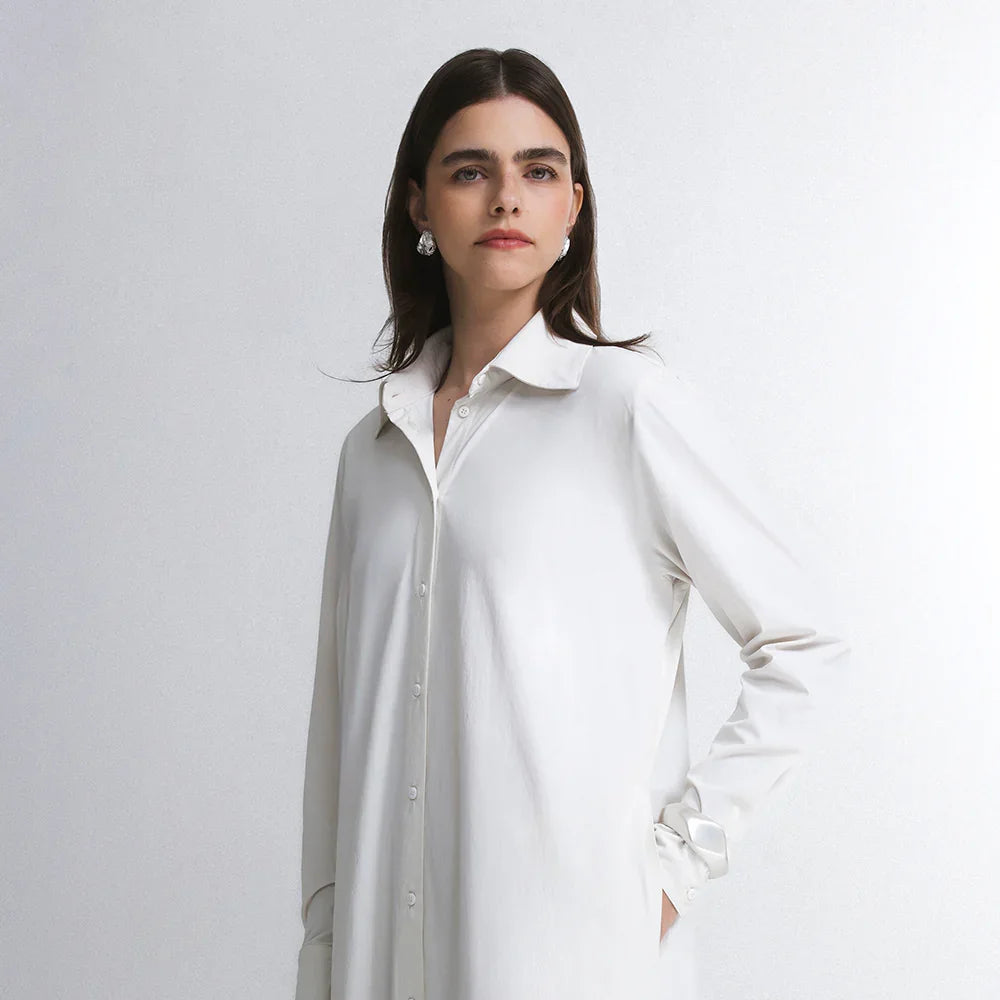 Vestido Chemise Manga Longa FutureForm®
