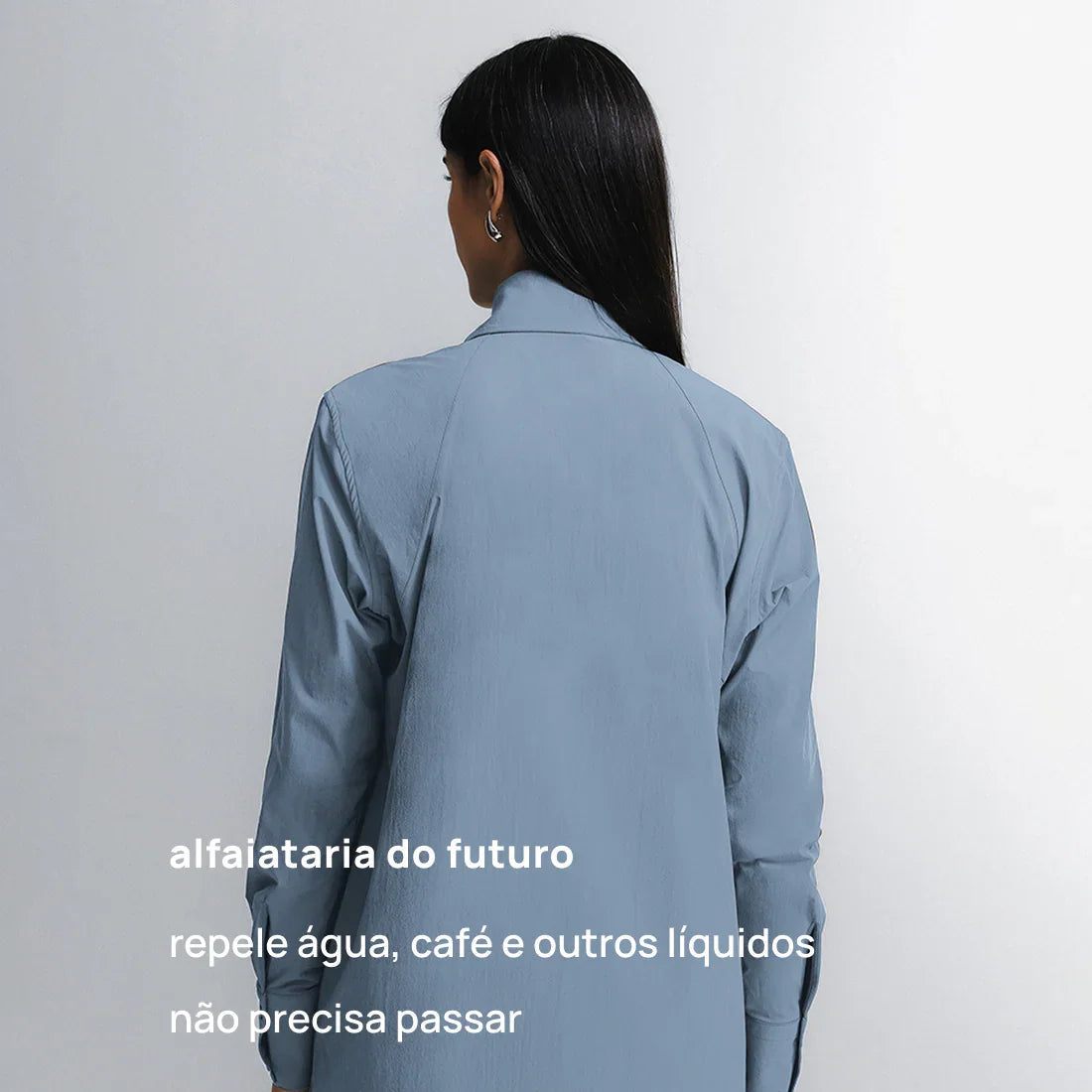 Camisa Oversized Alfaiataria Tech FutureForm® Feminina