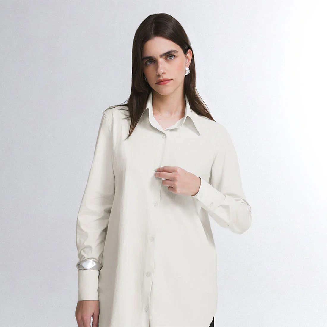 Camisa Oversized Alfaiataria Tech FutureForm® Feminina