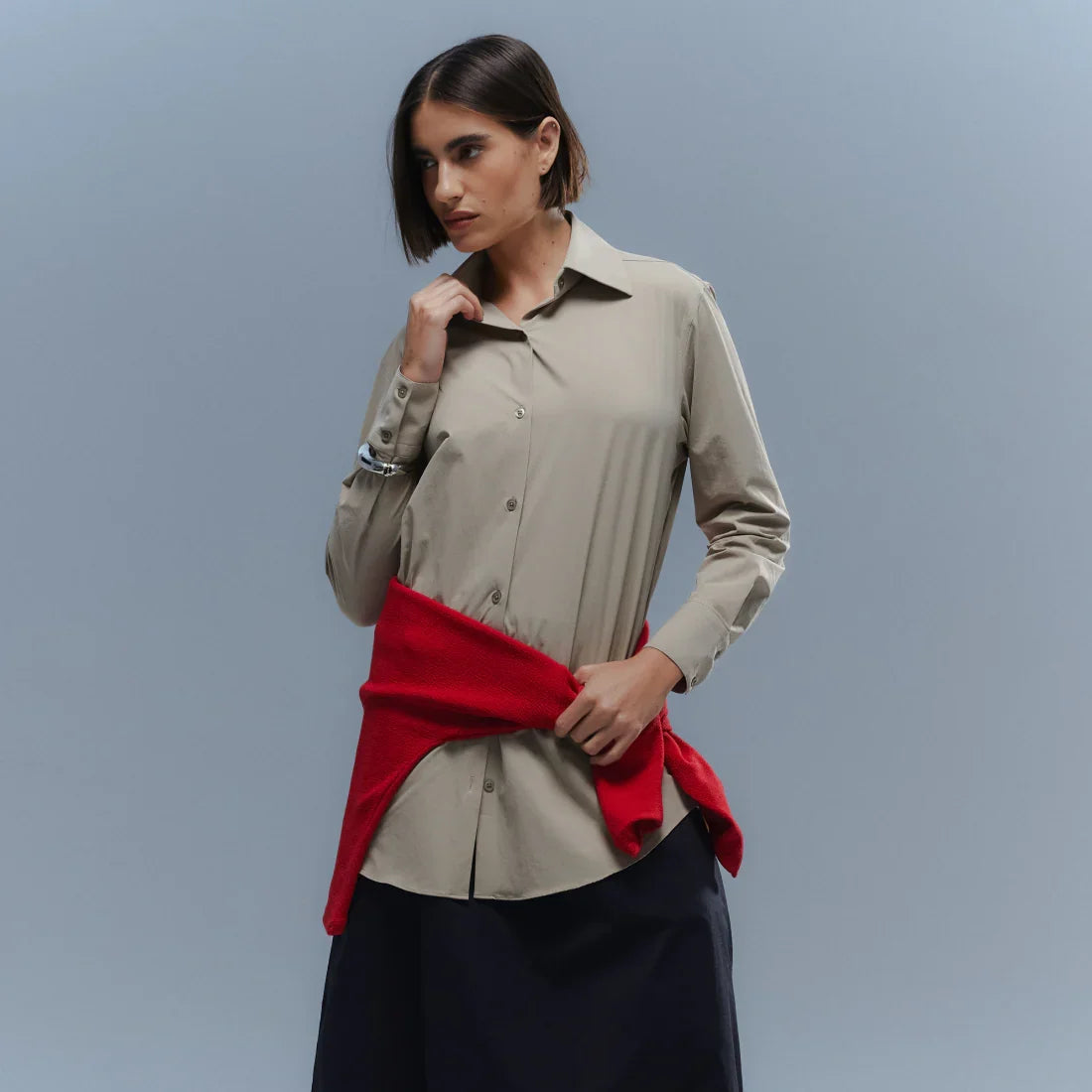 Camisa Oversized Alfaiataria Tech FutureForm® Feminina