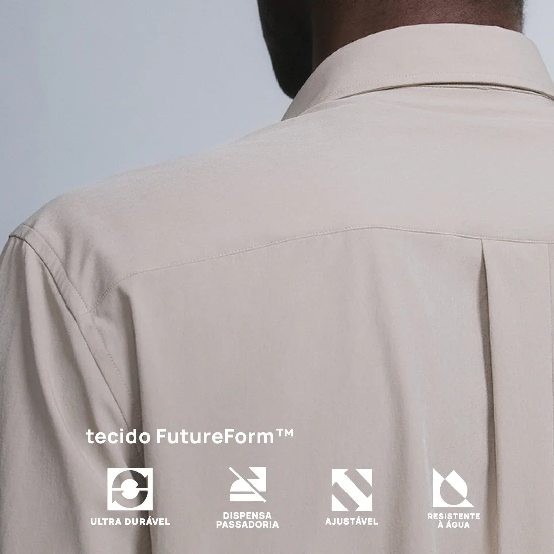 Camisa Social Alfaiataria Tech FutureForm® Masculina