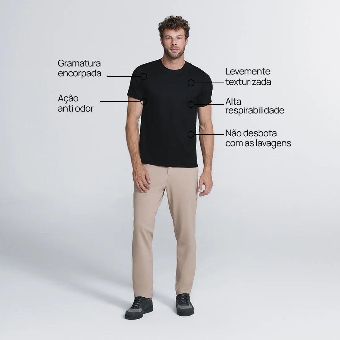 Camiseta Premium Encorpada Core T-Shirt - PP, P