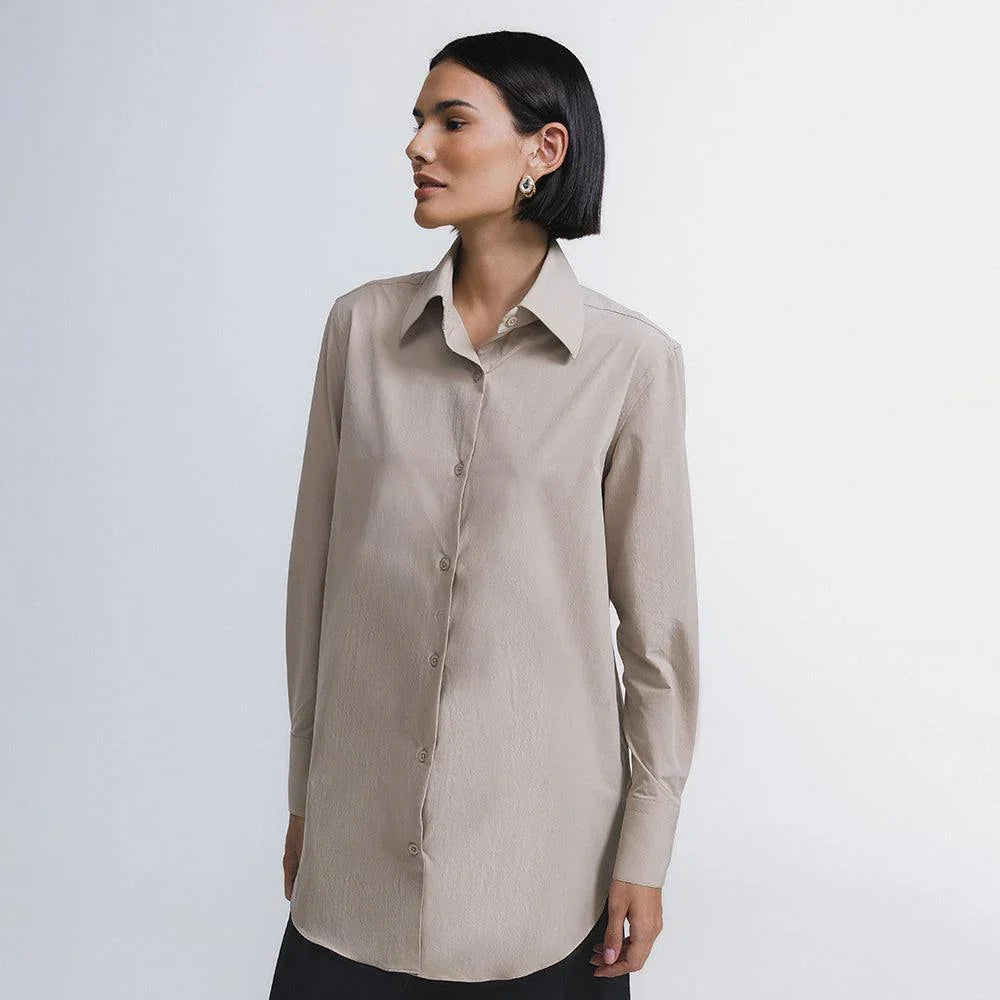 Camisa Oversized Alfaiataria Tech FutureForm® Feminina