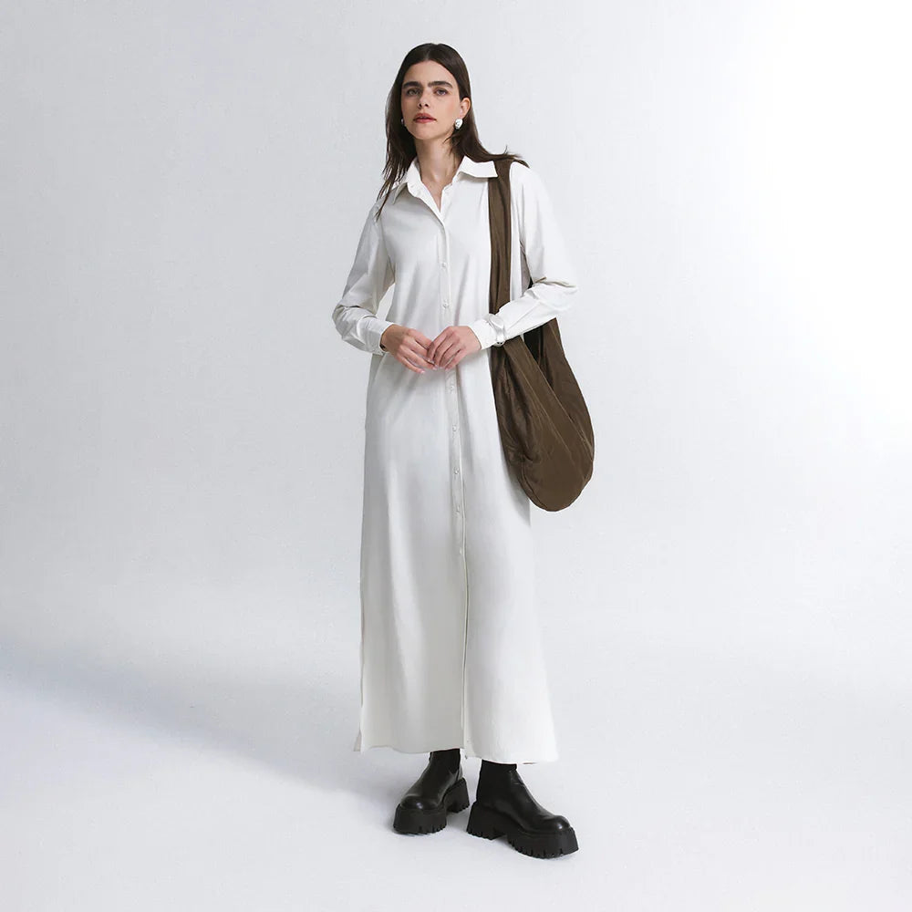 Vestido Chemise Manga Longa FutureForm®