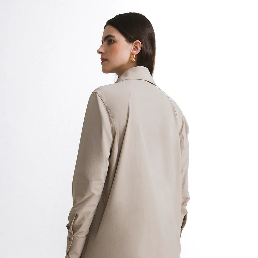 Camisa Oversized Alfaiataria Tech FutureForm® Feminina