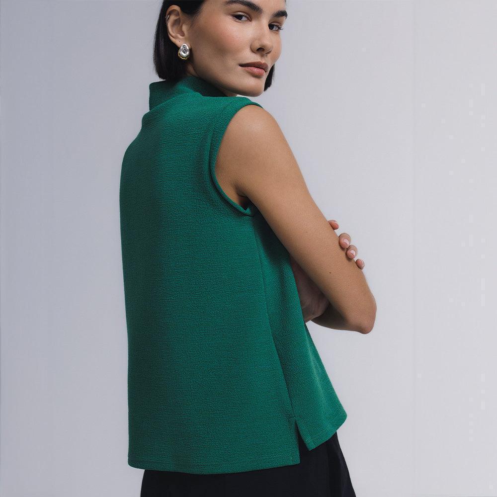 Blusa Gola Alta Techsture Vest