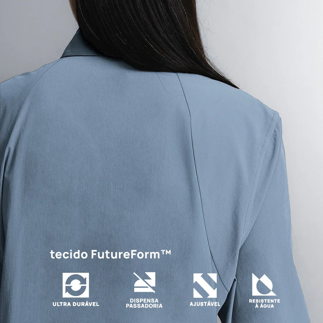 Camisa Oversized Alfaiataria Tech FutureForm® Feminina