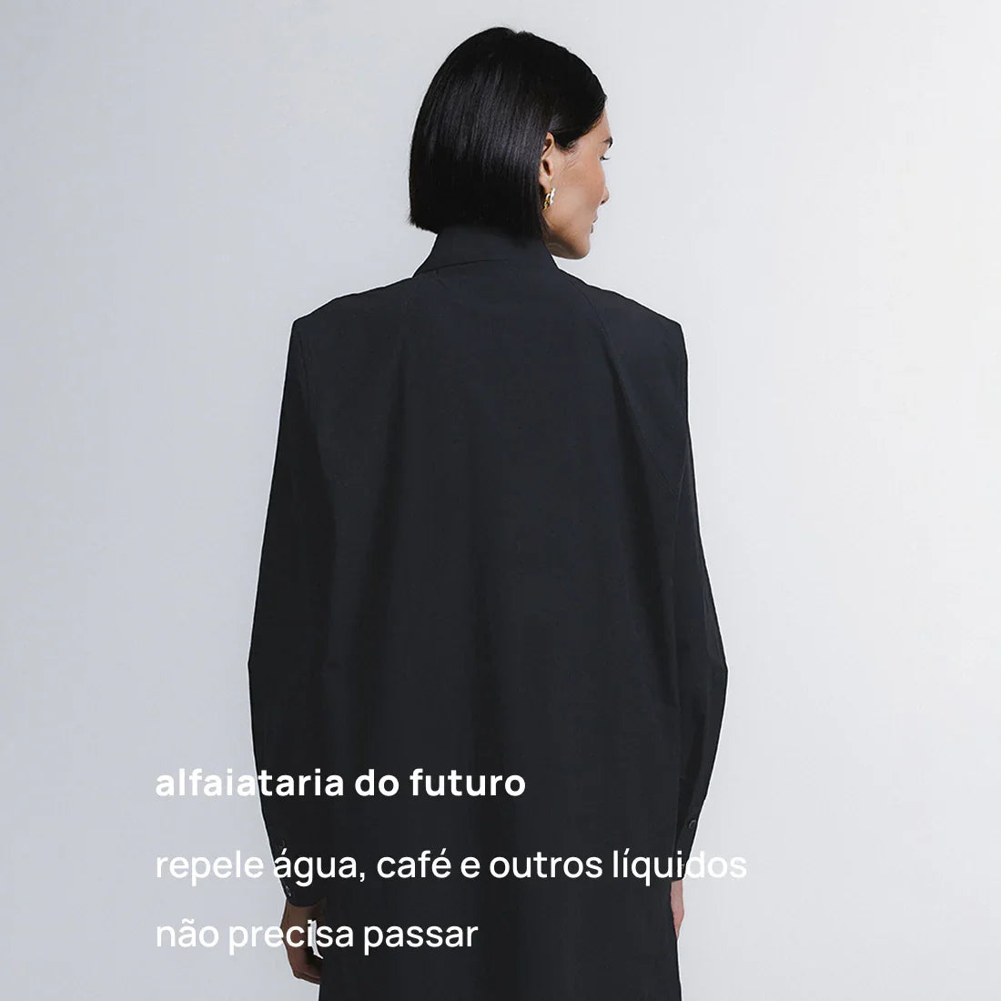 Camisa Oversized Alfaiataria Tech FutureForm® Feminina
