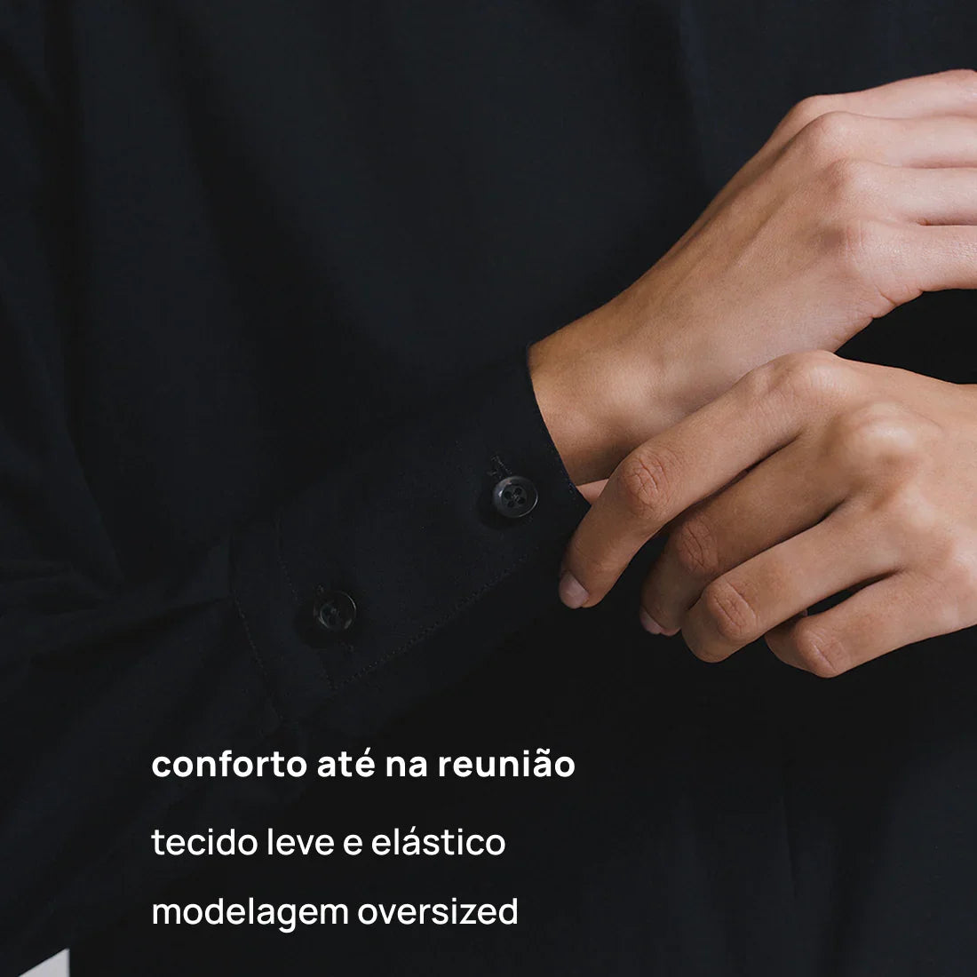 Camisa Oversized Alfaiataria Tech FutureForm® Feminina