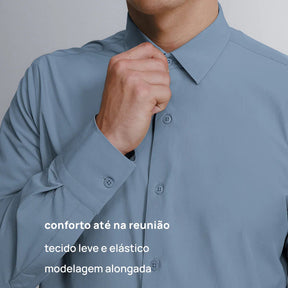 Camisa Social Alfaiataria Tech FutureForm® Masculina