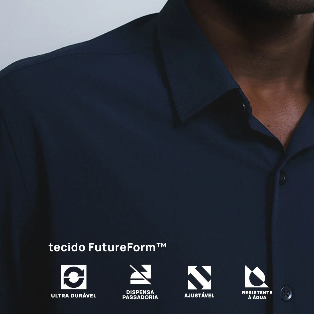 Camisa Social Alfaiataria Tech FutureForm® Masculina