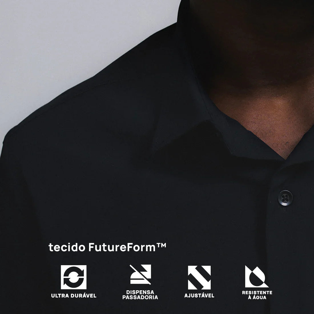 Camisa Social Alfaiataria Tech FutureForm® Masculina