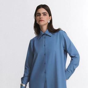 Vestido Chemise Manga Longa FutureForm®