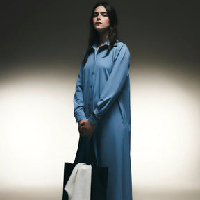 Vestido Chemise Manga Longa FutureForm®