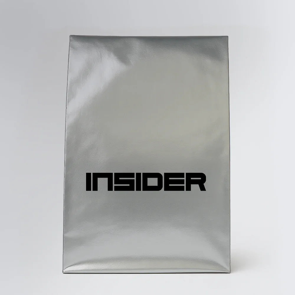 Embalagem de Presente Prateada